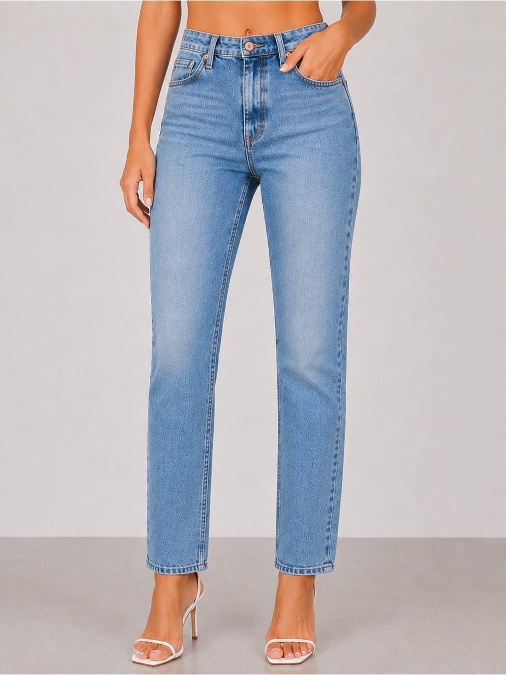 AG Adriano Goldschmied The Isabelle High Rise Straight Crop Jeans 25